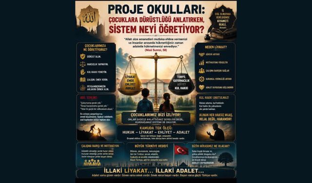 PROJE OKULLARI: ÇOCUKLARA DÜRÜSTLÜĞÜ ANLATIRKEN, SİSTEM NEYİ ÖĞRETİYOR?