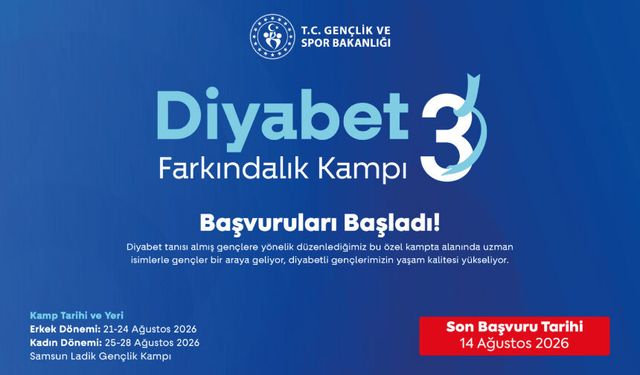Diyabet Farkındalık Kampı-3 Düzenlenecek