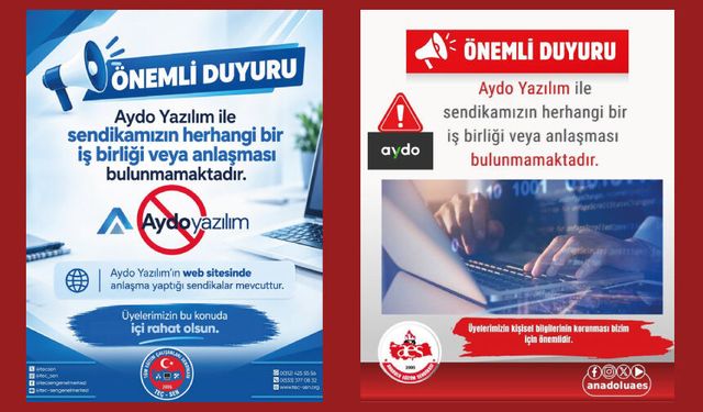 AES ve TEÇ-SEN'den üye bilgileri açıklaması