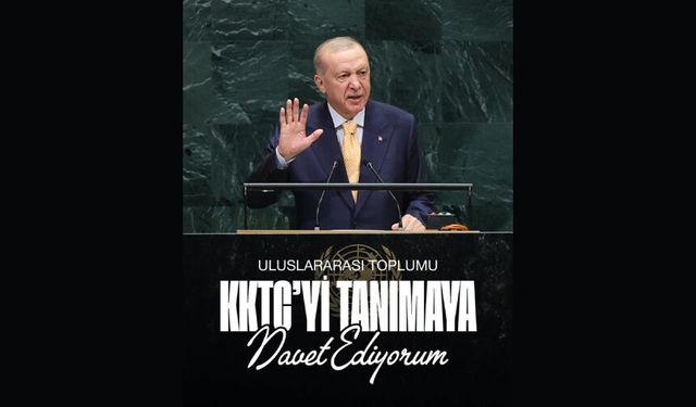 Kıbrıs Türk halkının egemen eşitliği ve eşit uluslararası statüsü tescil edilmeli,