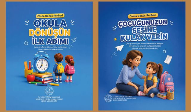 Okula dönüş heyecanı başlıyor!