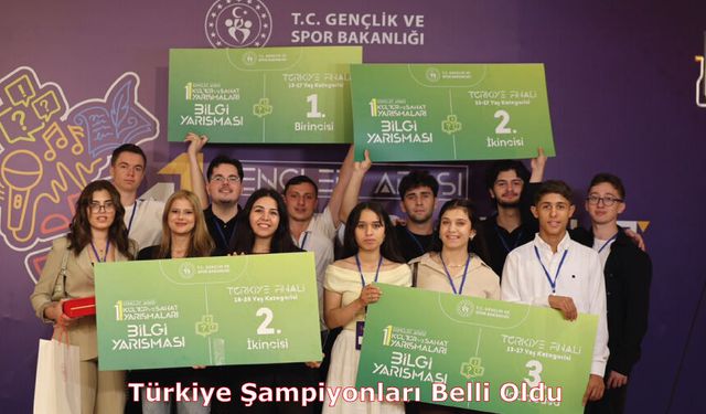 Bilgi Yarışmasında Türkiye Şampiyonları Belli Oldu