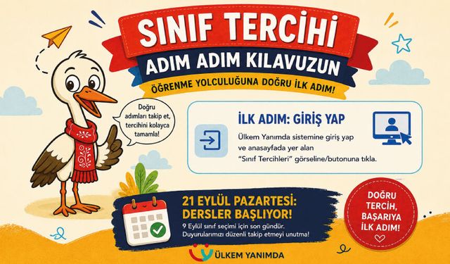 Sınıf Tercih Adımları