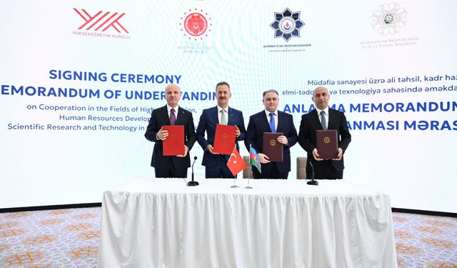 Türkiye ile Azerbaycan yükseköğretimde güçlerini savunma sanayisi için birleştiriyor