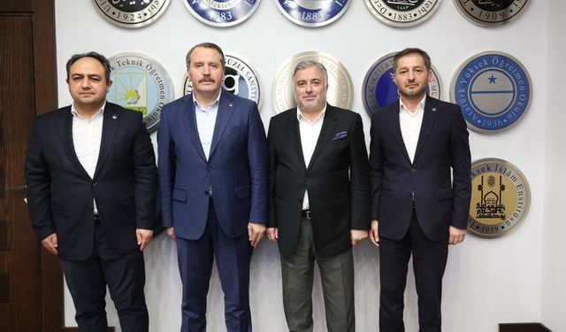 Marmara Üniversitesi Rektörü Prof. Dr. Mehmet Emin Okur’u ziyaret