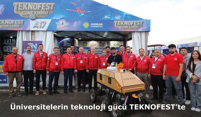 Üniversitelerin teknoloji gücü TEKNOFEST’te