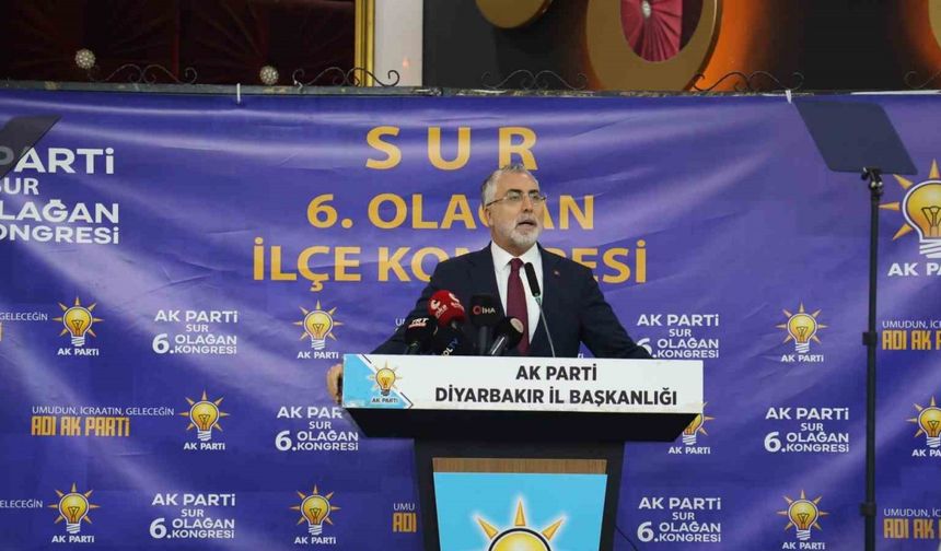 Bakan Işıkhan: “Bu şehrin; terörle, kaosla anıldığı günlere geri dönmesine asla izin vermeyeceğiz”