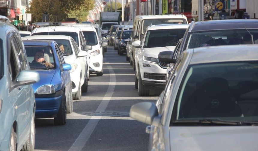 Erzincan’da araç sayısı 75 bin 803 oldu