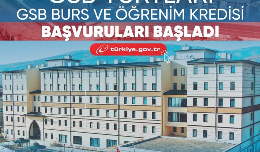 Özel Yetenek Öğrencileri için GSB Yurtları, Burs ve Öğrenim Kredisi Başvuruları Başladı!