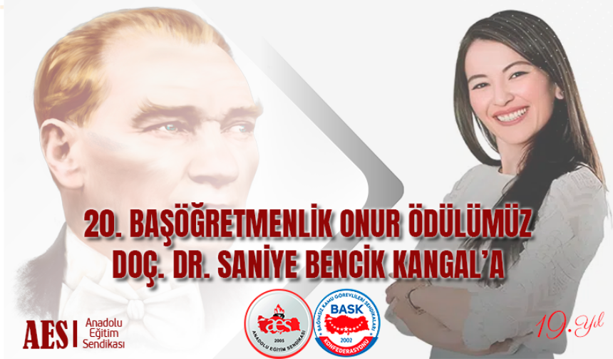 AES, 20. Başöğretmenli̇k Onur Ödülü