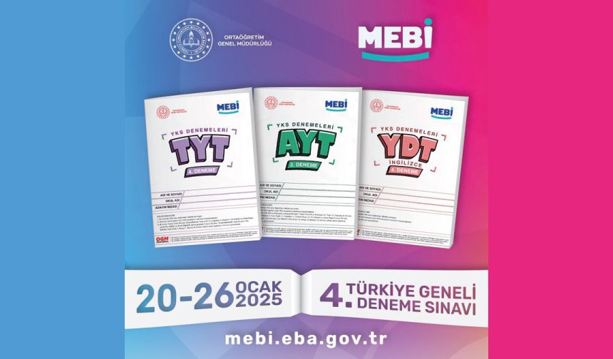 MEBİ Türkiye Geneli 4. Deneme Sınavı Başlıyor!