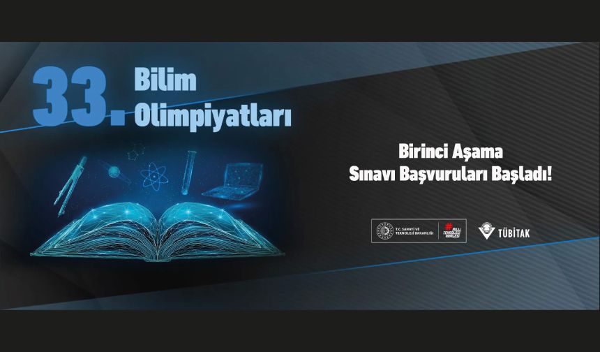 33. Bilim Olimpiyatları Birinci Aşama Sınavı Başvuruları Başladı!