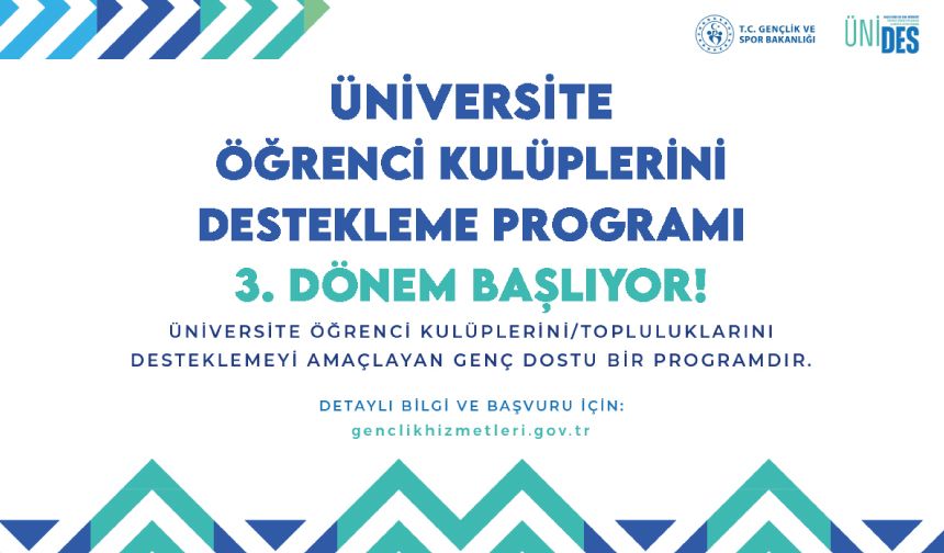 Ünides 3. Dönem Başvuruları Başlıyor!