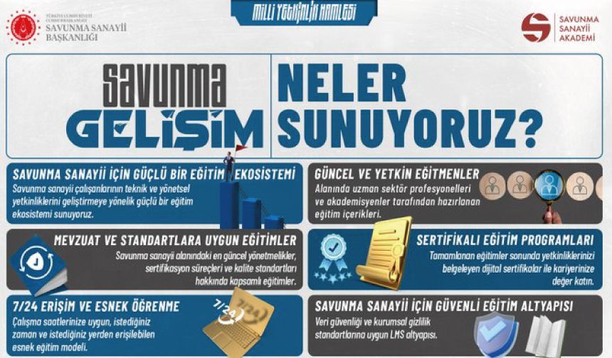 Savunma Gelişim Neler Sunuyoruz?