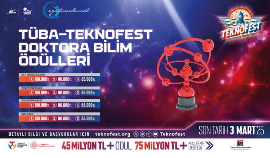 TÜBA-TEKNOFEST Doktora Bilim Ödülleri Yarışması