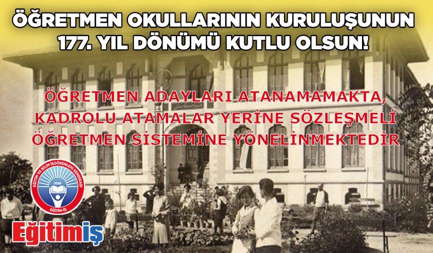 Öğretmen adayları atanamamakta, kadrolu atamalar yerine sözleşmeli öğretmen sistemine yönelinmektedir