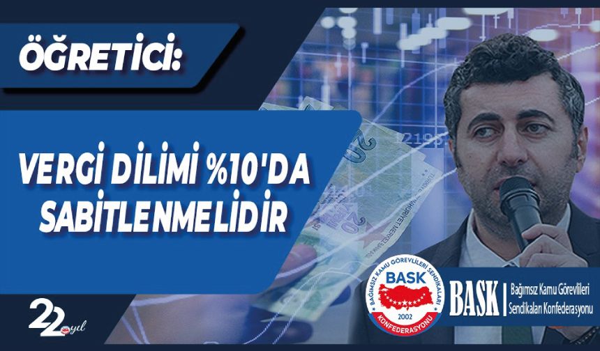 Vergiler değil MAAŞLAR yükselsin!