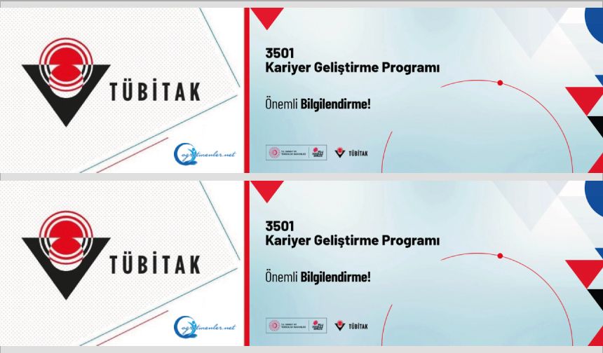 3501- Kariyer Geliştirme Programına İlişkin Bilgilendirme