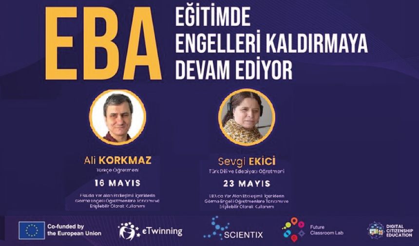 EBA’daki içeriklerin görme engelli öğretmenlere tanıtımı ve erişilebilir kullanımı eğitimleri devam ediyor