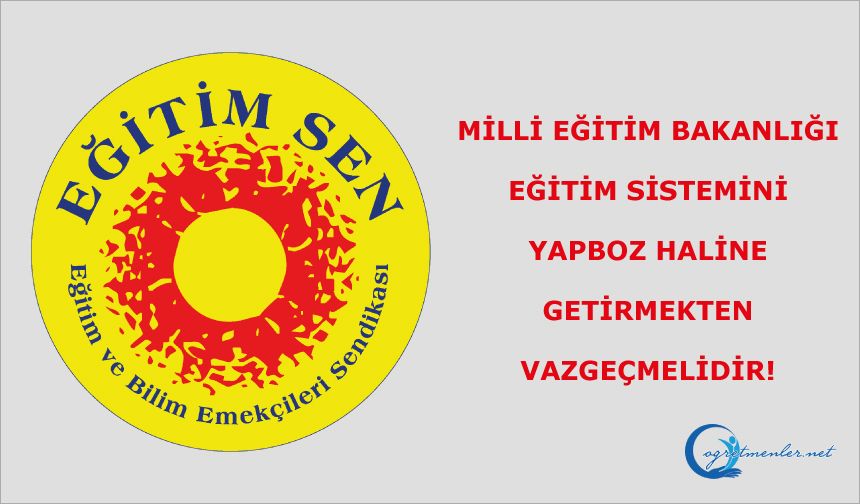 Milli Eğitim Bakanlığı, Eğitim Sistemini Yapboz Haline Getirmekten Vazgeçmelidir!