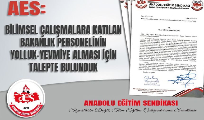 Bilimsel çalışmalara katılacak personele yolluk ve ödenek sağlanmalıdır