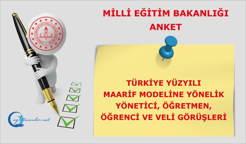 Türkiye Yüzyılı Maarif Modeline Yönelik Yönetici, Öğretmen, Öğrenci Ve Veli Görüşleri Anketi