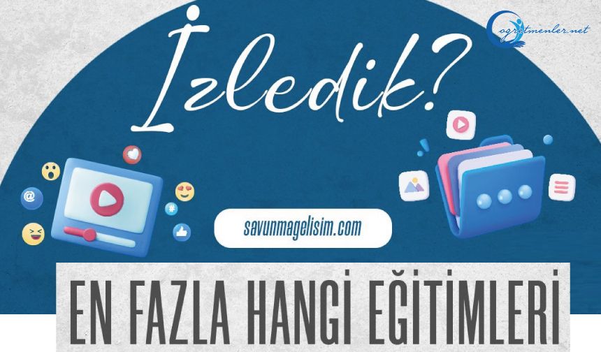 Savunma Gelişim'de En Fazla Hangi Eğitimleri İzledik?