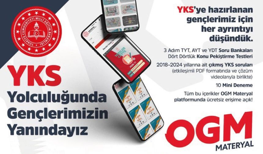 YKS yolculuğunuzda her zaman yanınızdayız.