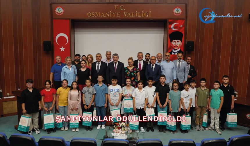 2024-2025 Bursluluk Sınavında Türkiye Birincisi Öğrencilerimiz İçin Ödül Töreni Düzenlendi