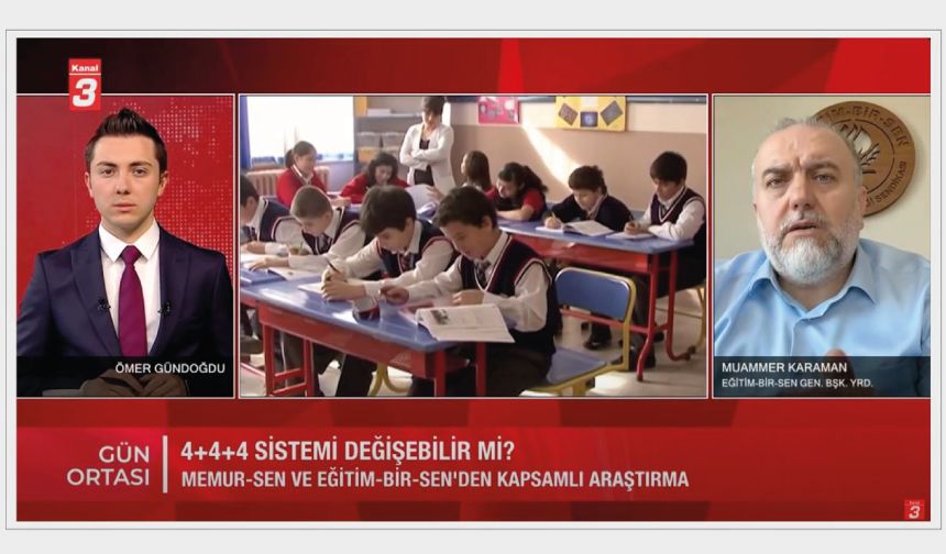 4+4+4 Sistemindeki Değişim İhtiyacını İdeolojik Ezberlerle Eleştirenleri Sağduyuya Davet Ediyoruz