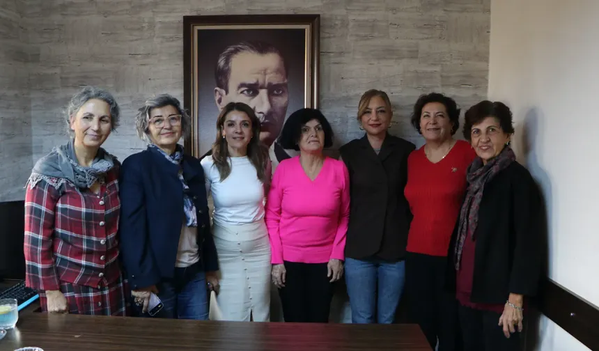 Kadın Mitingi Bileşenleri, genel merkezimizi ziyaret etti