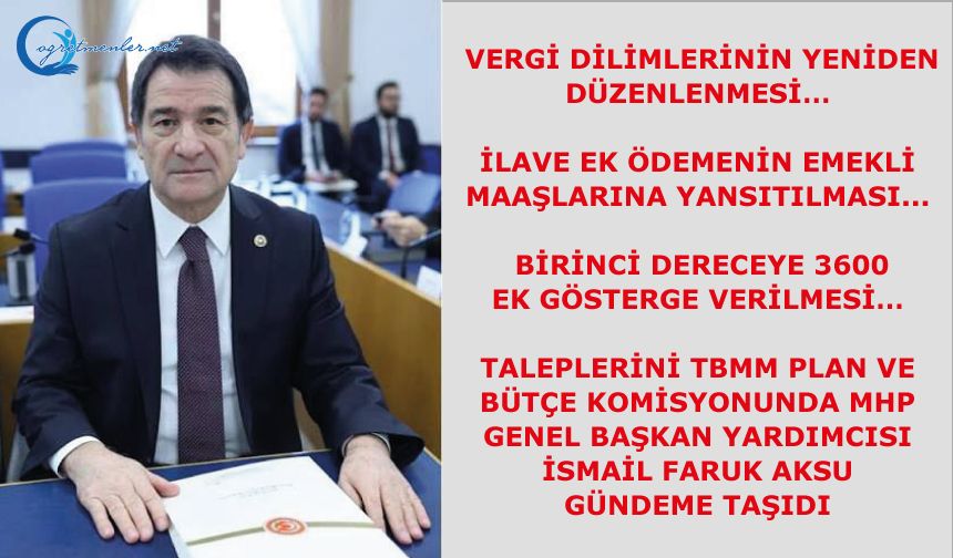 Türkiye Kamu-Sen’in talepleri TBMM Plan ve Bütçe Komisyonunda