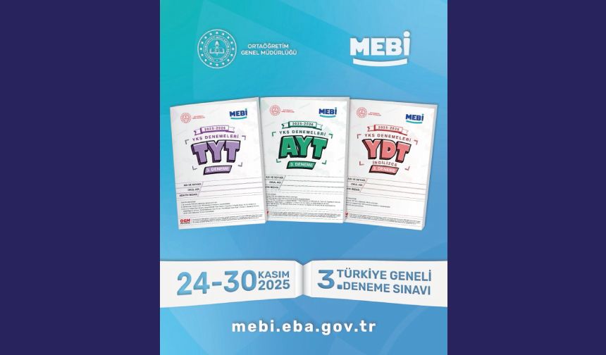 YKS 3. Türkiye Geneli Denemesi başlıyor!