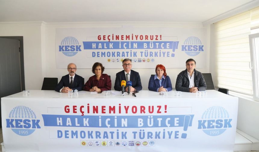Tüm Emekçileri, Yoksullaştırılan Halkı, Emekten, Halktan Yana Bütçe, Demokratik Bir Ülke İçin Birleşmeye Çağırıyoruz!