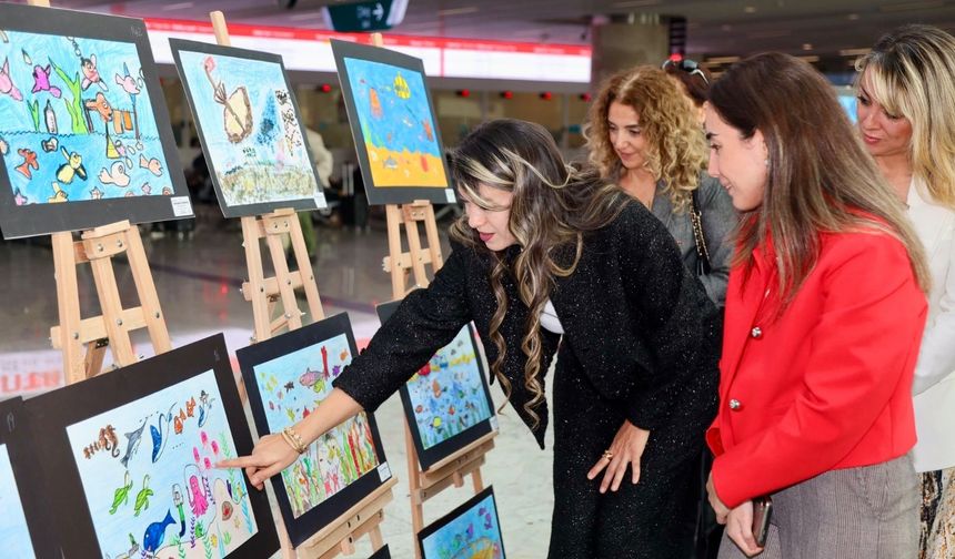 Balıkların Evi" Ulusal Özel Eğitim Resim Yarışması Sergisi