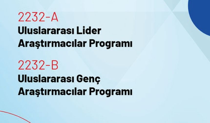 Uluslararası Lider Araştırmacılar Programı ve Uluslararası Genç Araştırmacılar Programı Başvuruları Devam Ediyor!
