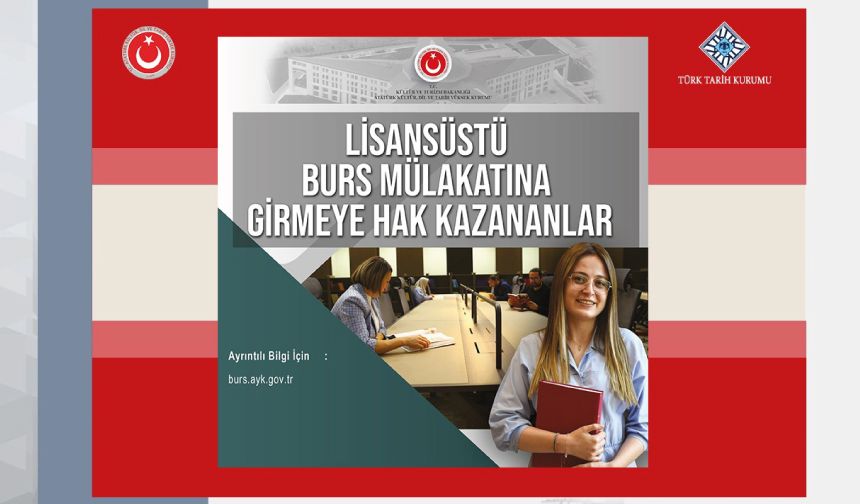 2026 Yılı Lisansüstü Burs Mülakatları Başlıyor