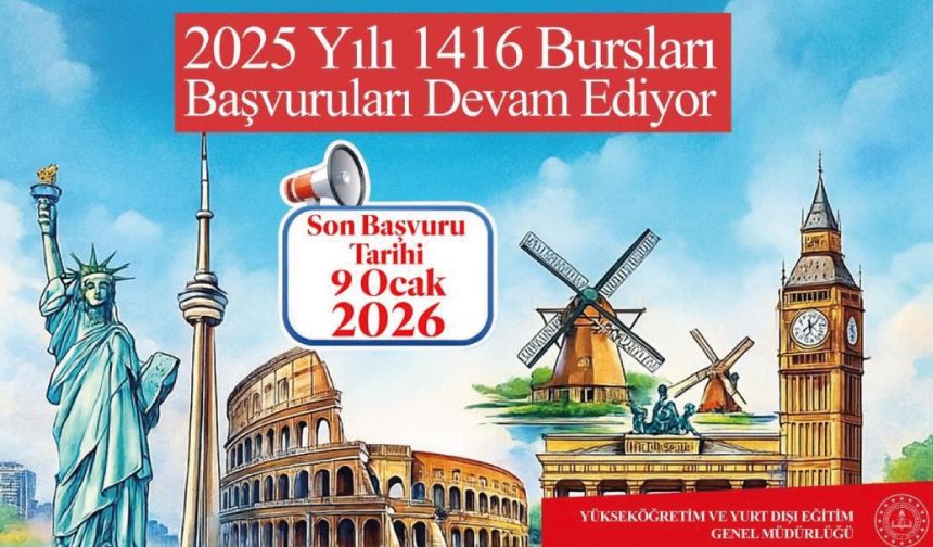 2025 Yılı 1416 Bursları Başvuru ve Tercih Kılavuzu Eki (Tablo1, 2) Güncelleme