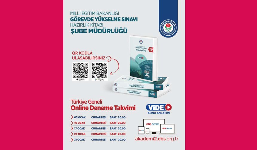 2026 MEB Şube Müdürlüğü Hazırlık Kitabımızı üyelerimize ulaştırdık