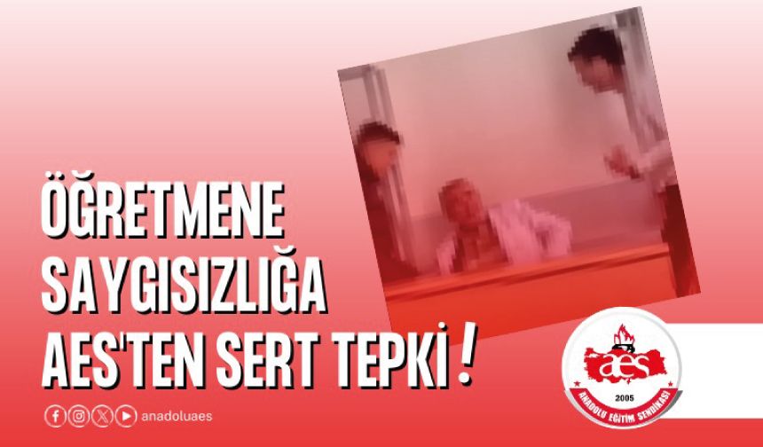 Öğretmene Saygısızlık Cezasız Kalamaz!