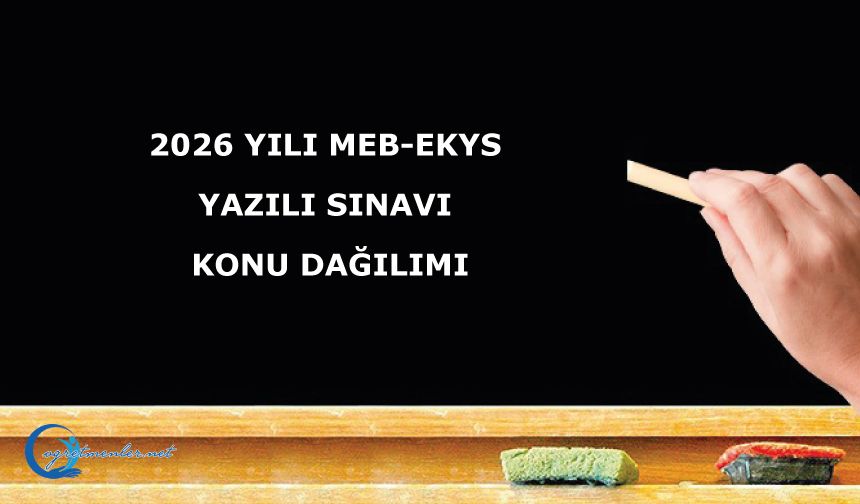 MEB-EKYS kapsamında uygulanacak yazılı sınavın konu başlıkları ve ağırlıkları belirlendi