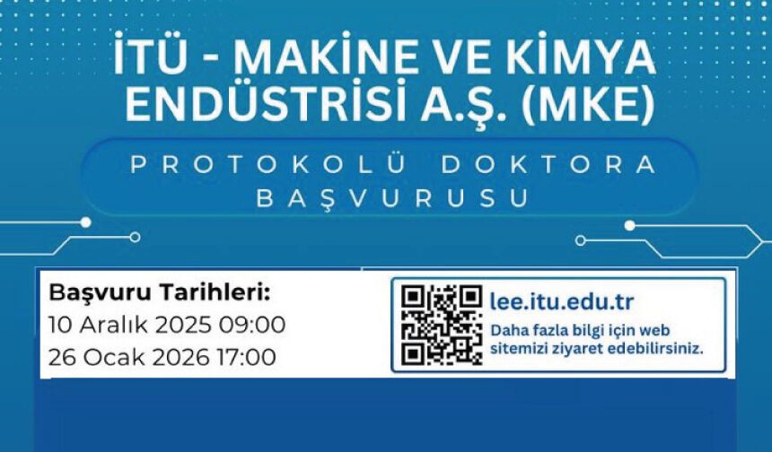 MKE Destekli Doktora Programı İçin Başvurular Devam Ediyor