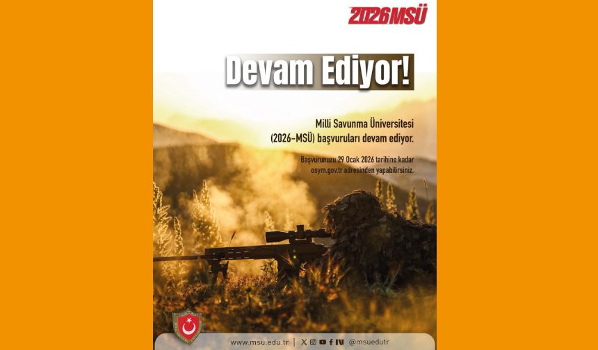 2026-MSÜ başvuruları devam ediyor