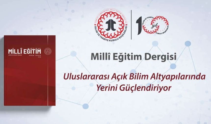 Millî Eğitim Dergisi Uluslararası Açık Bilim Altyapılarında Yerini Güçlendiriyor