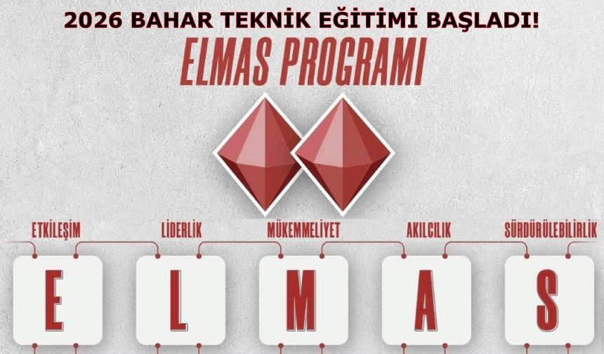 ELMAS Programı 2026 Bahar Teknik Eğitimi Başladı!
