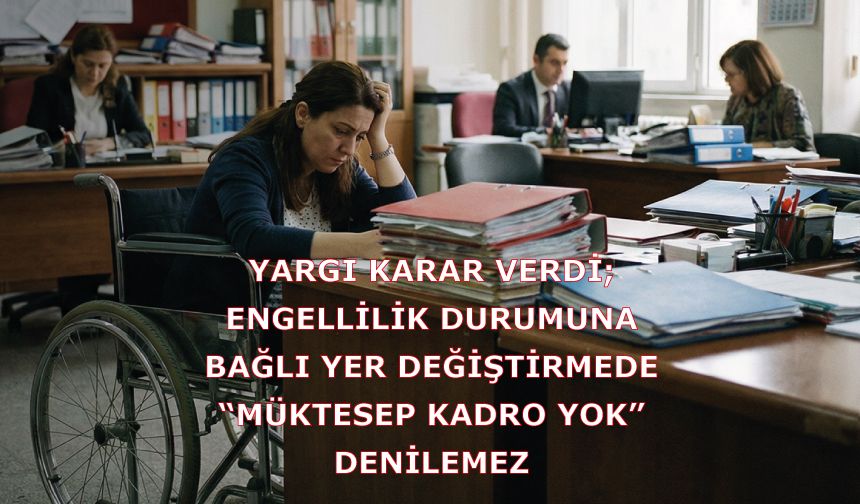 TEÇ-SEN: Engellilik Durumuna Bağlı Yer Değiştirmede “Müktesep Kadro Yok” Denilemez.