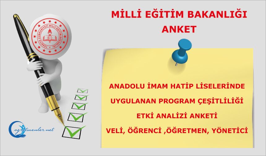 Anadolu İmam Hatip Liselerinde Uygulanan Program Çeşitliliği Etki Analizi Anketi