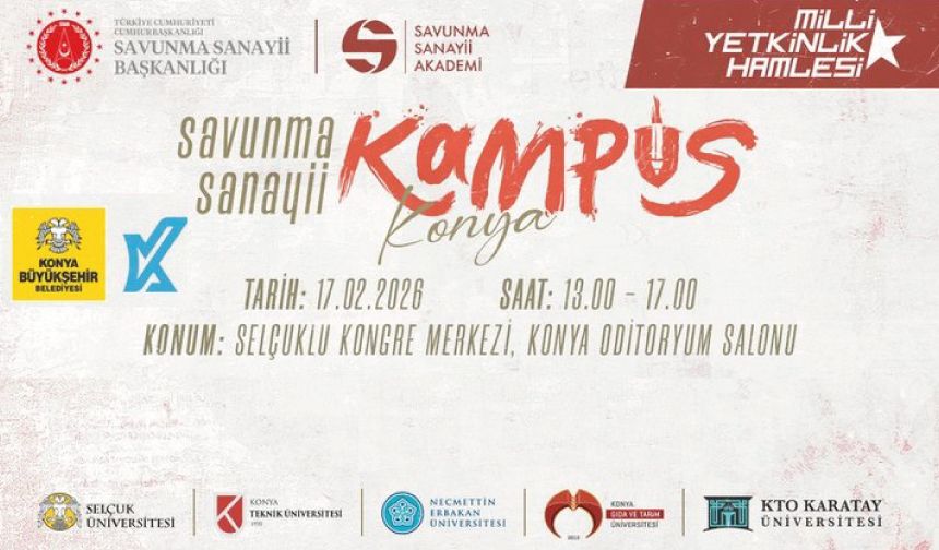 Savunma Sanayii Kampüs – Konya durağımızın program akışı sizlerle
