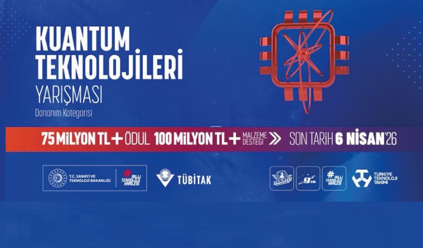 Kuantum Teknolojileri Yarışmamıza başvurularınızı bekliyoruz!