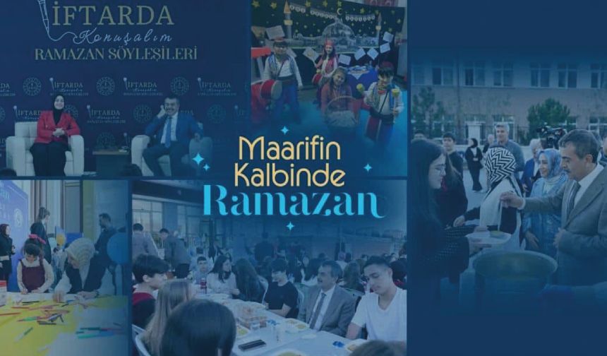 Ramazan Ayında Okullarda "Maarifin Kalbinde Ramazan" Temalı Etkinlikler Düzenlenecek